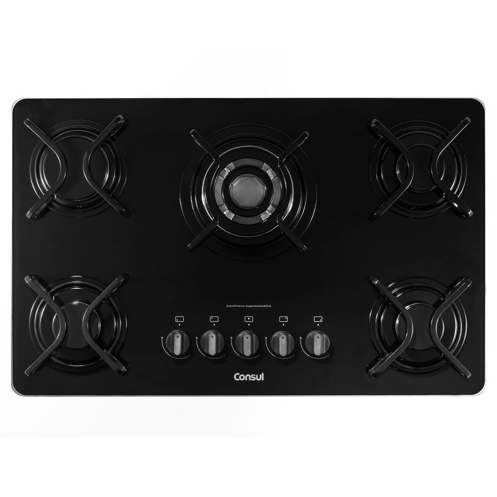 Cooktop a Gás 5 Bocas Consul Quadrichama CDD75AE - 2