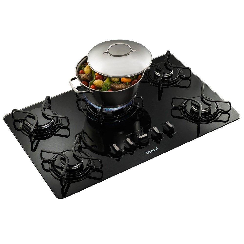 Cooktop a Gás 5 Bocas Consul Quadrichama CDD75AE - 3