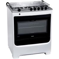 Fogão a Gás de Piso 5 Bocas Consul Mesa em Aço Inox CFS5NAB - 1