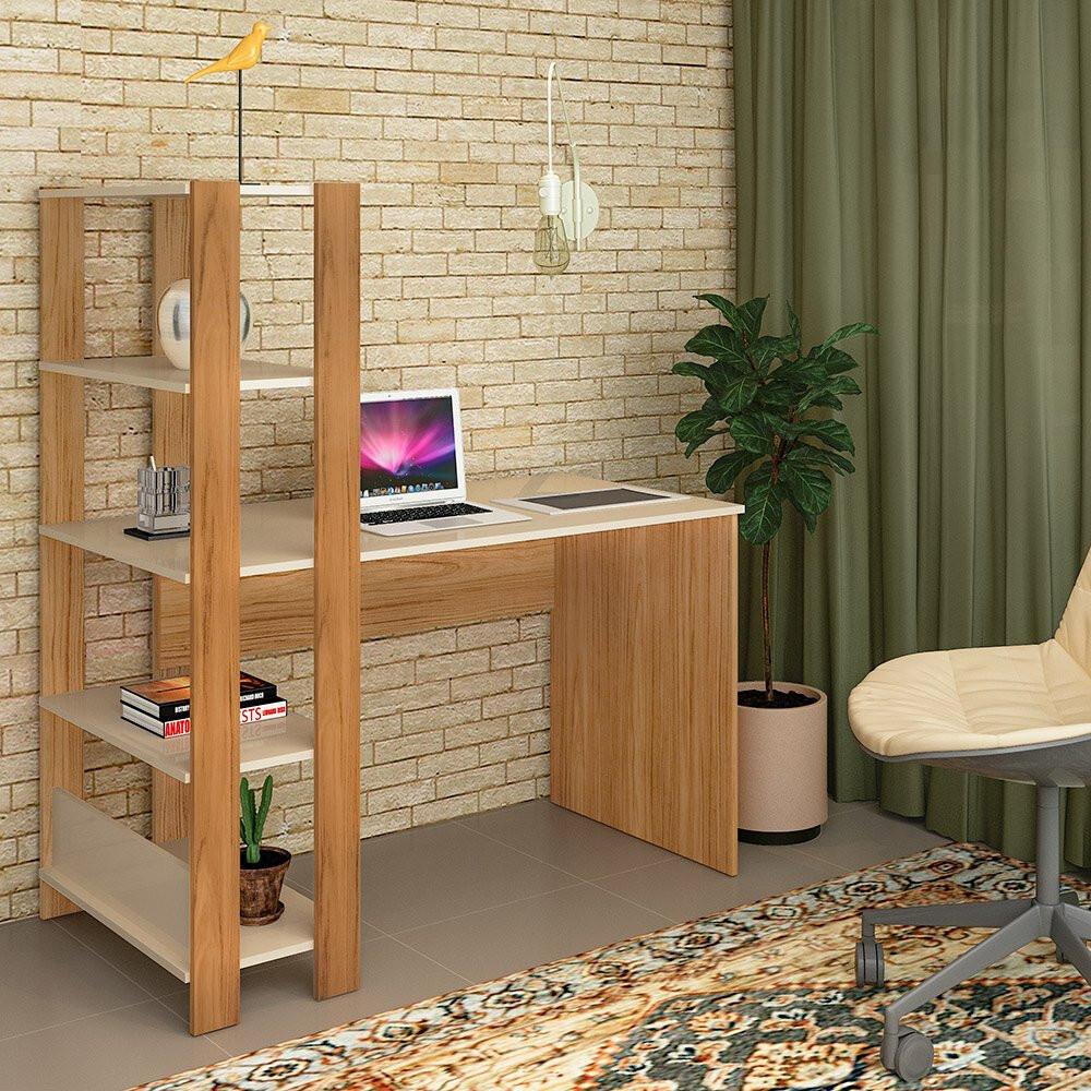 Mesa para Computador Match com 3 Prateleiras Artely - 6