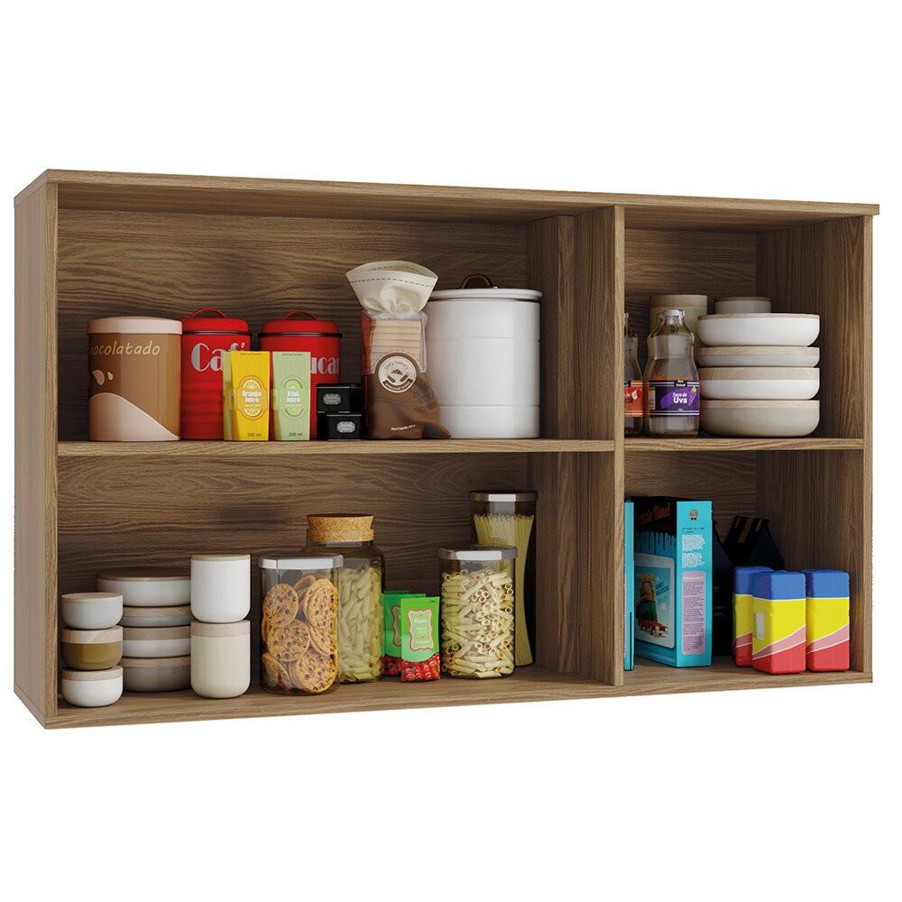 Armário Aéreo Kappesberg Botanic 120cm com LED 3 Portas MDP M634 - 2