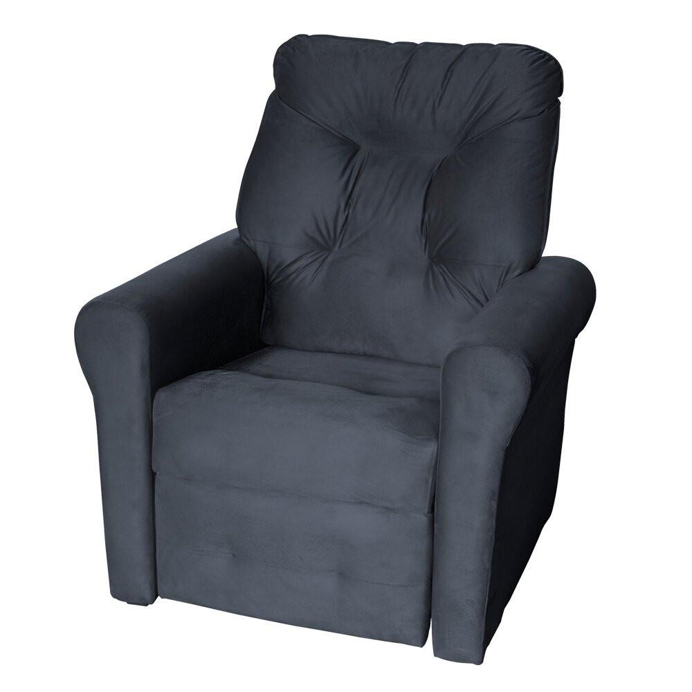 Poltrona Reclinável Clio em Veludo com 3 Posições Matrix - 2