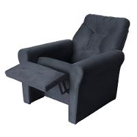 Poltrona Reclinável Clio em Veludo com 3 Posições Matrix - 1