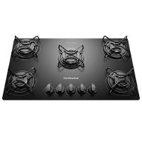 Cooktop a Gás 5 Bocas Continental Mesa de Vidro Temperado KC5GP - 1