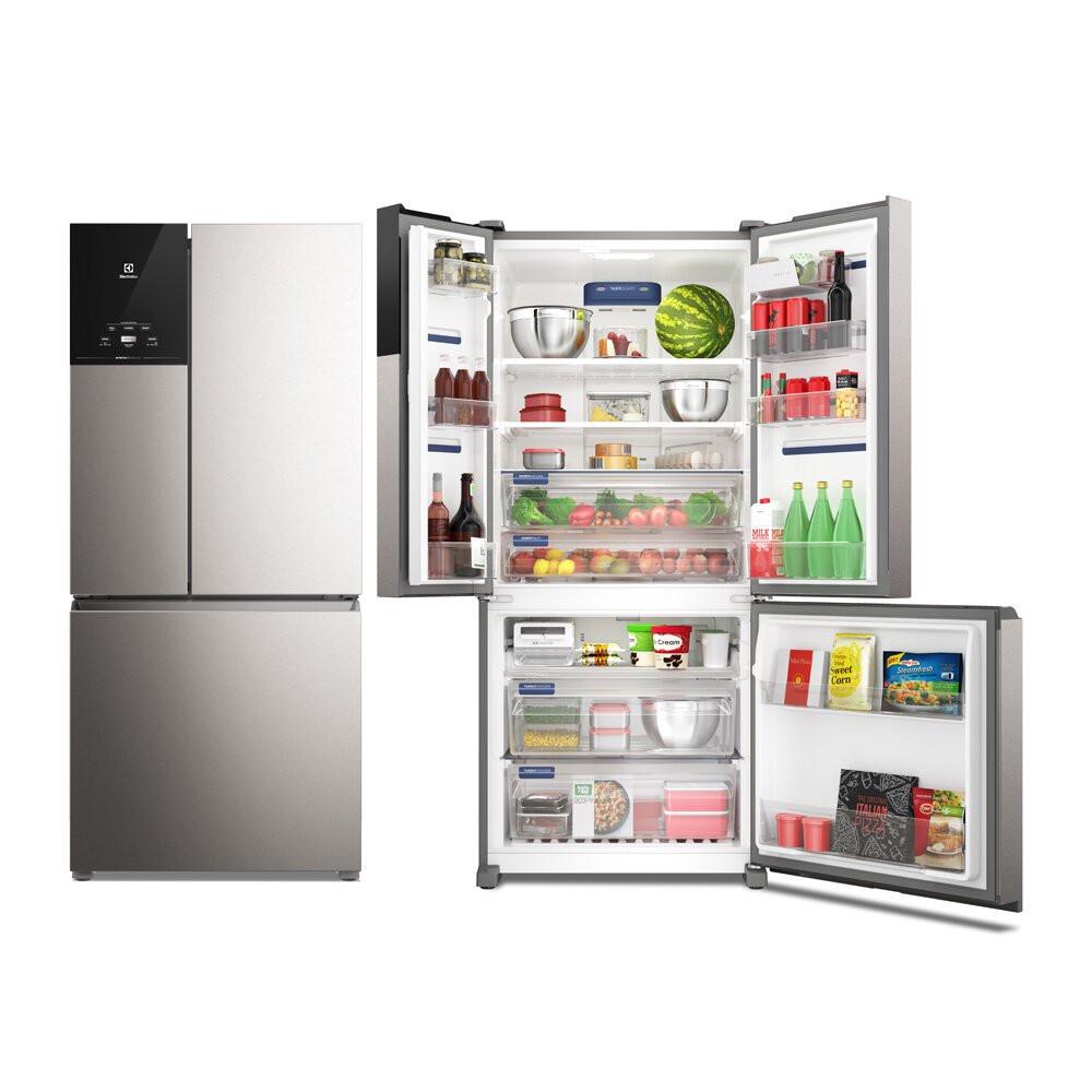 Geladeira Refrigerador Electrolux Efficient 3 Portas 590L Inox IM8S - 1