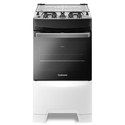 Fogão a Gás de Piso 4 Bocas Continental Mesa de Inox - FC4IB