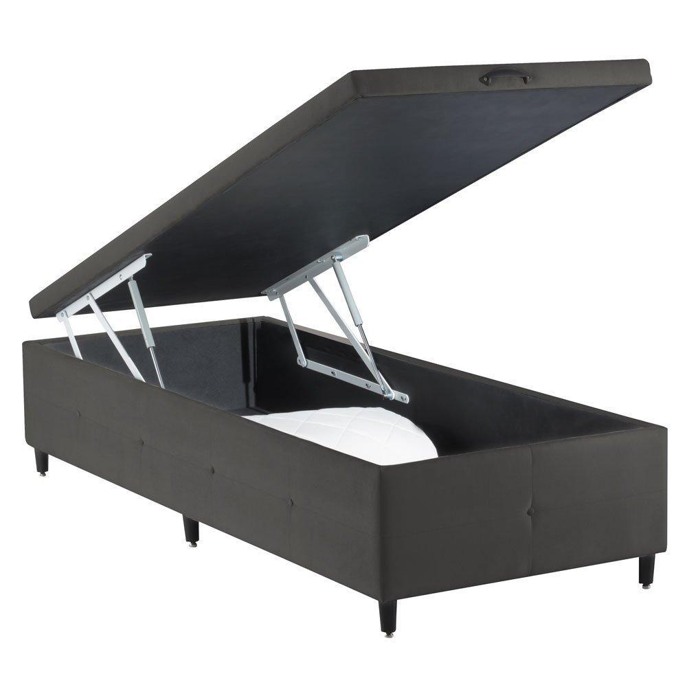 Base para Cama Box Solteiro com Baú S. Design p/ Colchão 88cm - 1