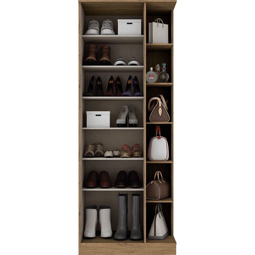 Sapateira Duetto 1 Porta com Espelho Henn - 2