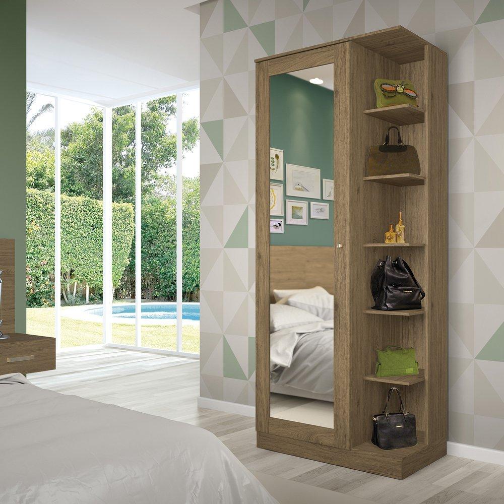 Sapateira Duetto 1 Porta com Espelho Henn - 5