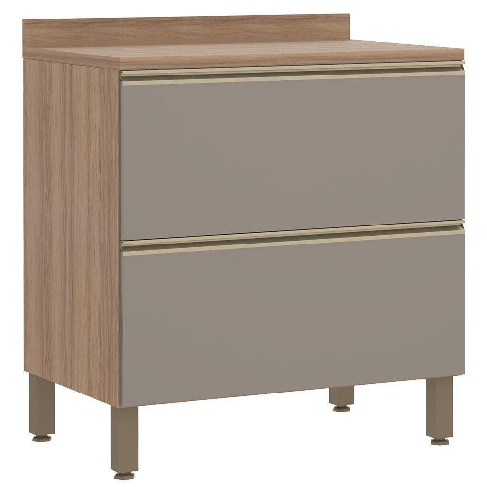Balcão 80 cm Luciane Yara 2 Gavetas 1303 - 1