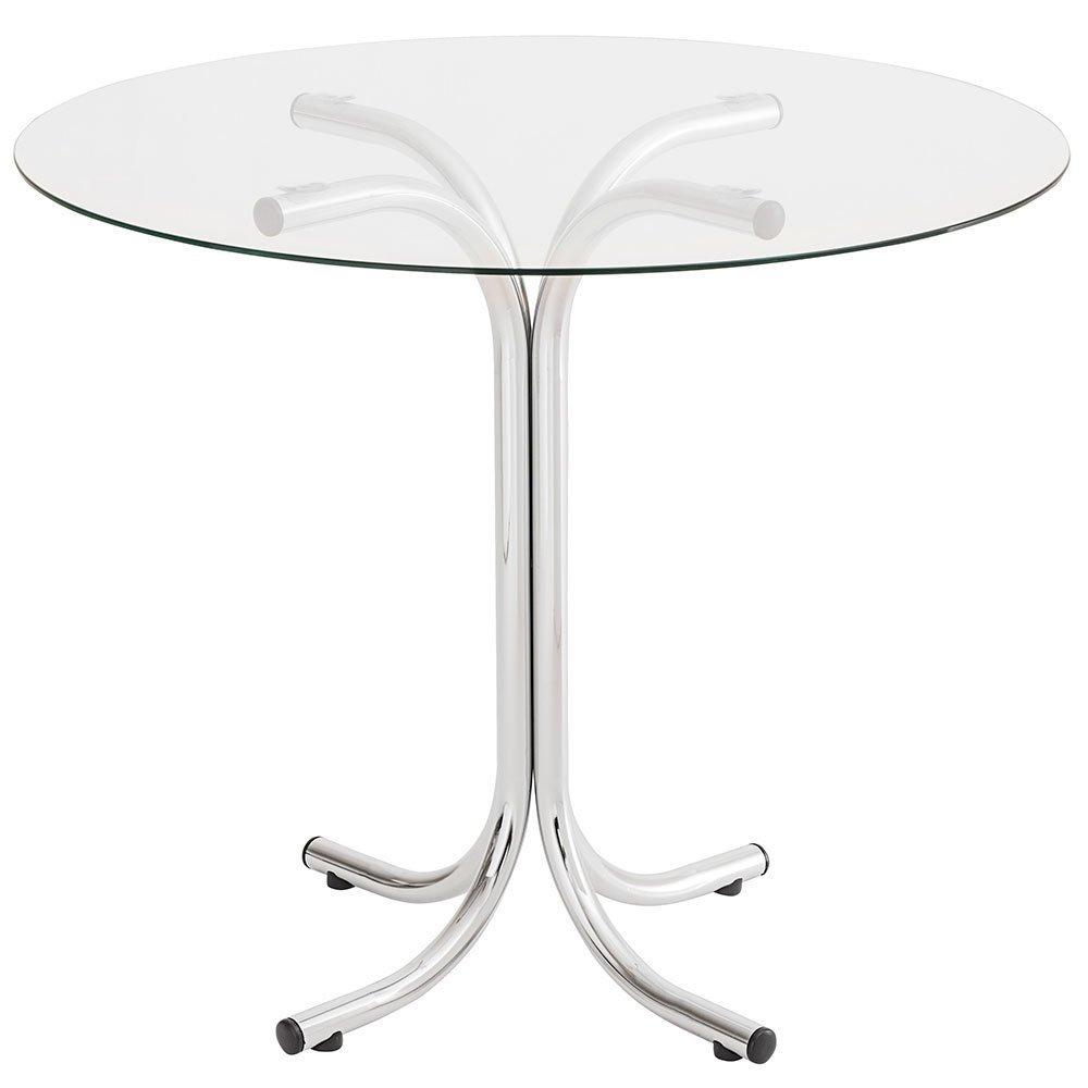 Mesa Redonda com Tampo de Vidro 4111 Unimóvel - 1