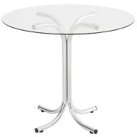 Mesa Redonda com Tampo de Vidro 4111 Unimóvel - 1