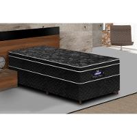 Conjunto Cama Box Solteiro de Molas Gazin Pérola Negra  88x188 - 3