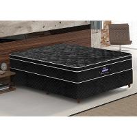 Conjunto Cama Box Casal de Molas Gazin Pérola Negra 138x188 - 3