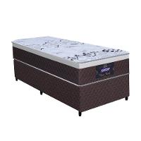 Conjunto New York Cama Box Solteiro e Colchão em Molas Ensacadas Gazin - 1