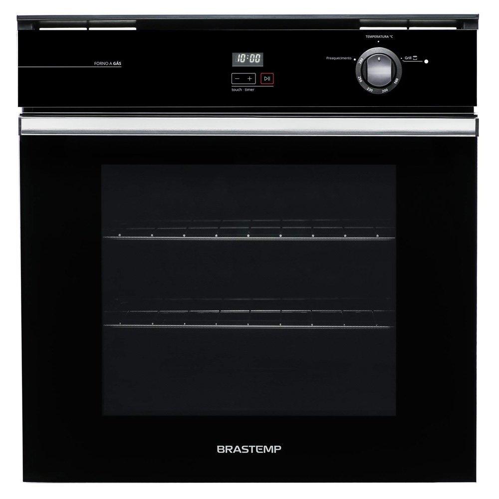 Forno de Embutir a Gás 78 Litros Brastemp Timer Grill BOA84AERNA - 1