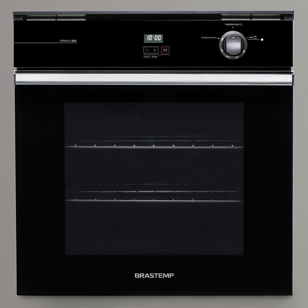 Forno de Embutir a Gás 78 Litros Brastemp Timer Grill BOA84AERNA - 3