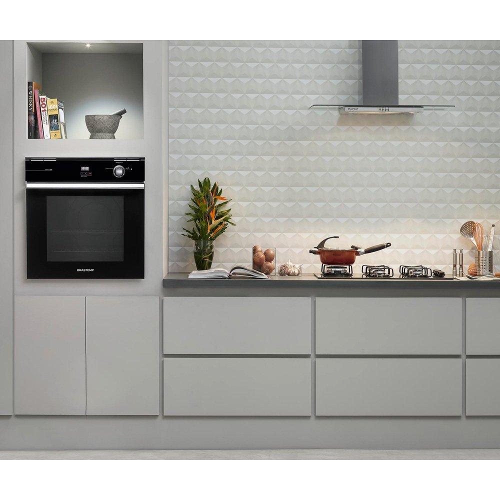 Forno de Embutir a Gás 78 Litros Brastemp Timer Grill BOA84AERNA - 8