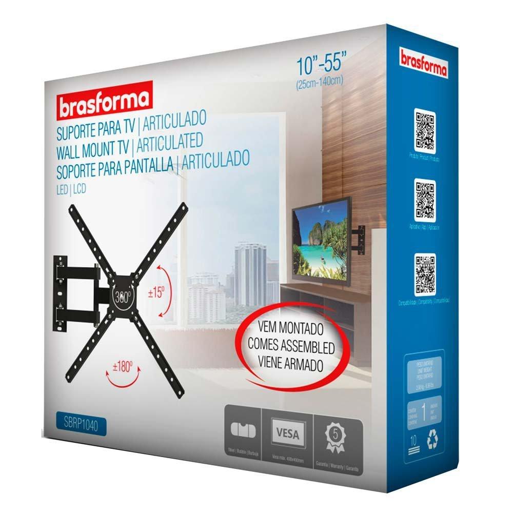 Suporte para TV Tri-Articulado Brasforma de 10 a 55 SBRP1040 - 2