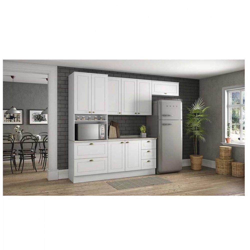 Armário Aéreo 1 Porta Basculante 80 cm Americana C354 Henn - 4