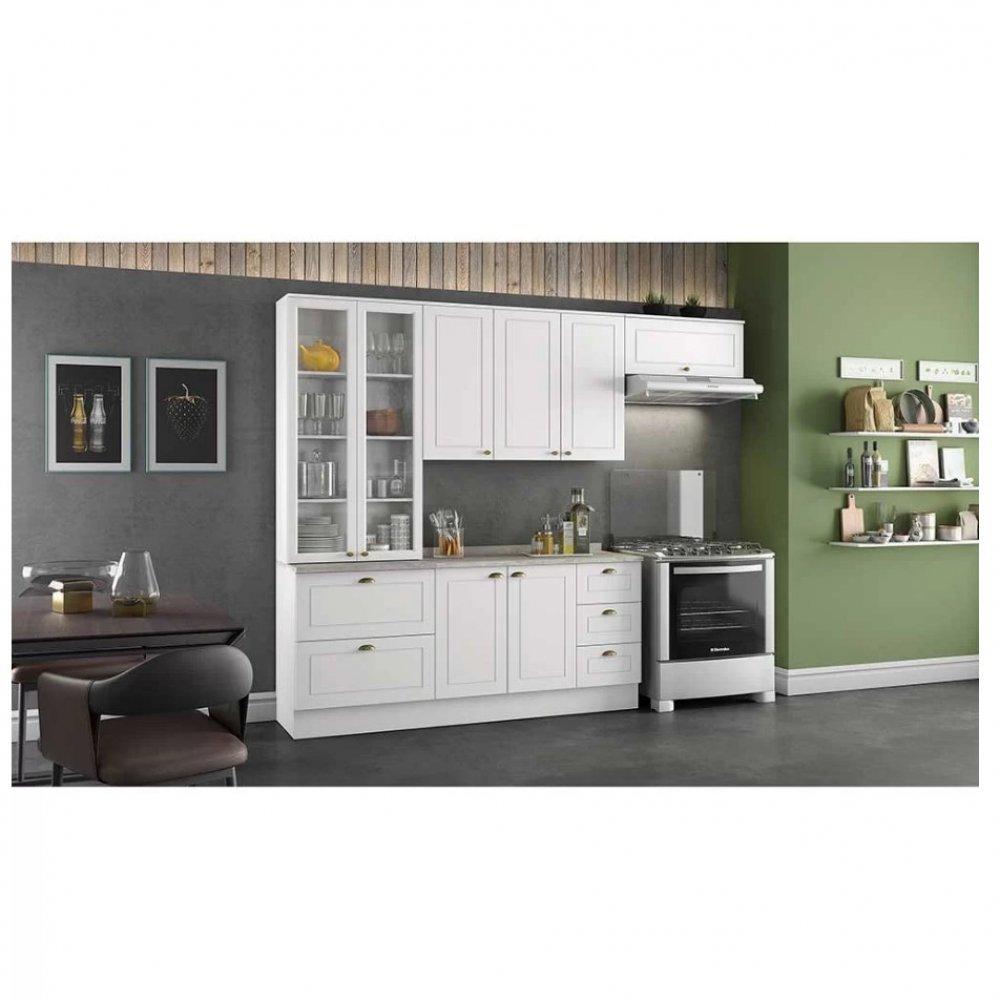 Armário Aéreo 1 Porta Basculante 80 cm Americana C354 Henn - 6