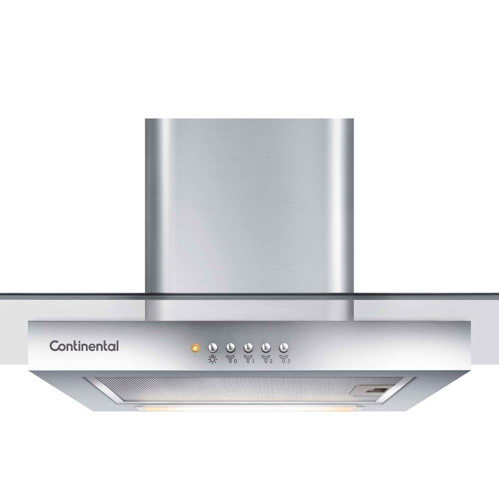 Coifa de Parede Continental 90cm Inox Glass - CC9VX - 3