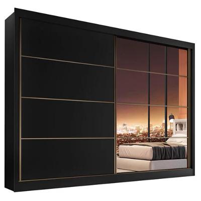 Guarda-Roupa / Roupeiro Mademarcs Sevilha, 2 Portas de Correr 6 Gavetas 100 MDF