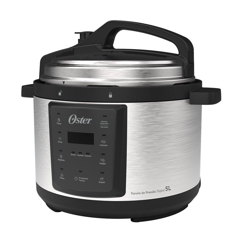 Panela de Pressão Elétrica Digital OPAN920 5 Litros Antiaderente Oster - 1
