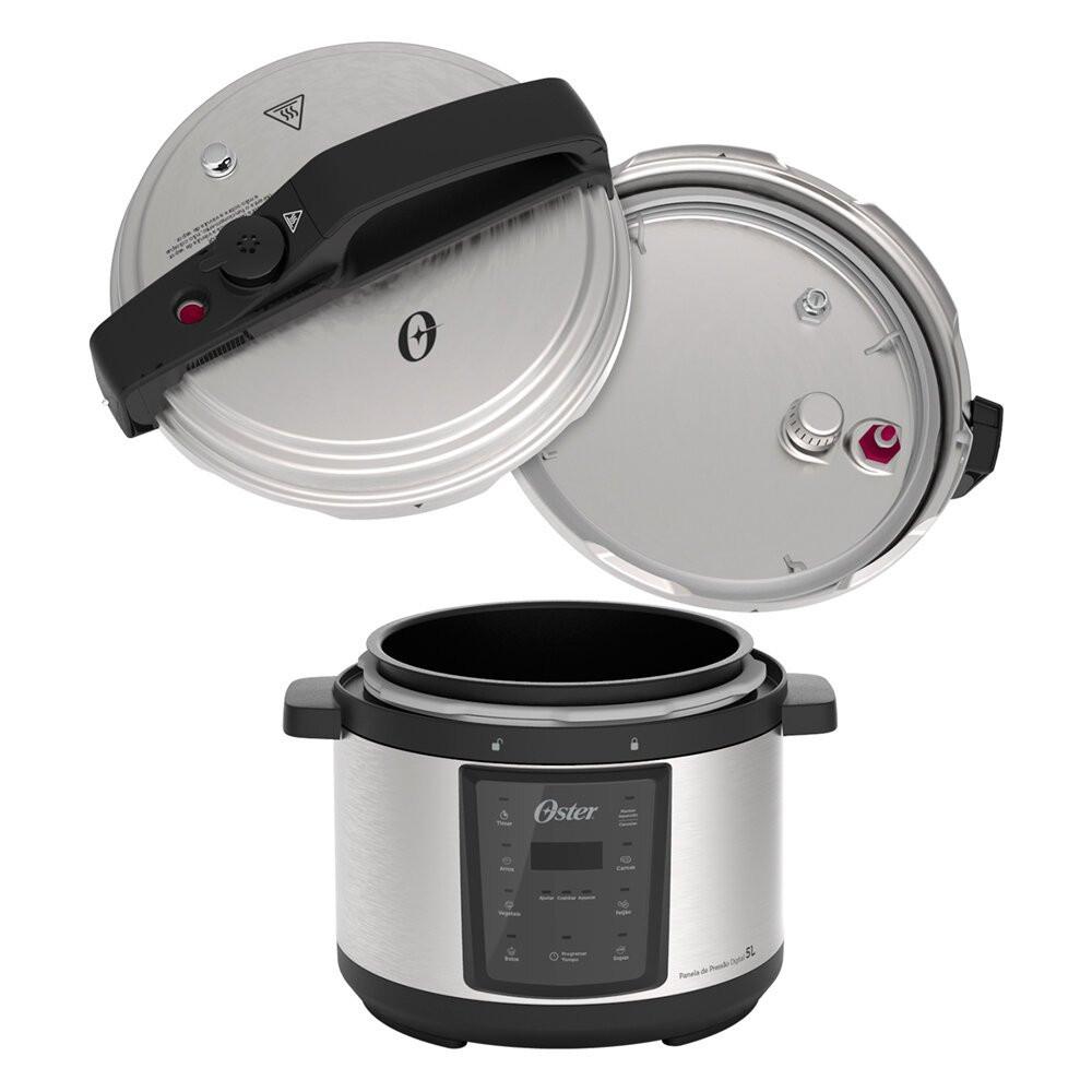 Panela de Pressão Elétrica Digital OPAN920 5 Litros Antiaderente Oster - 3