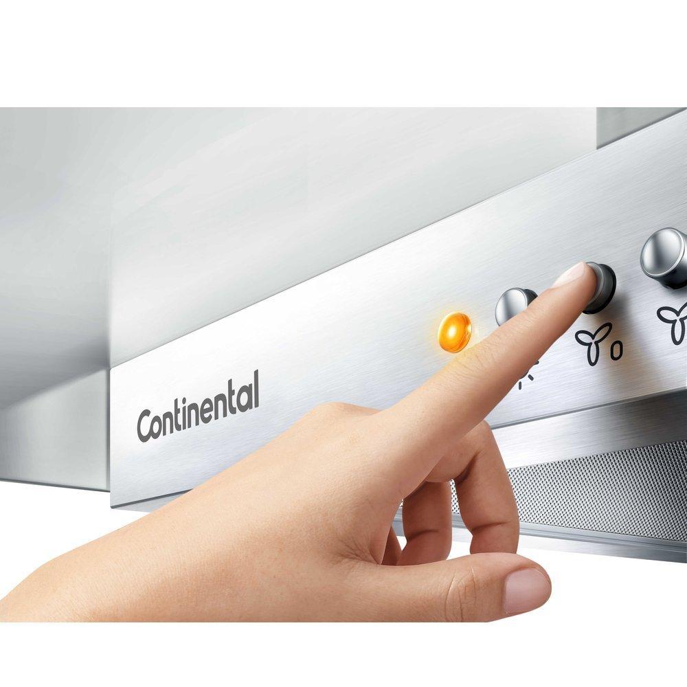 Coifa de Parede Continental 60cm Inox Glass - CC6VX - 3