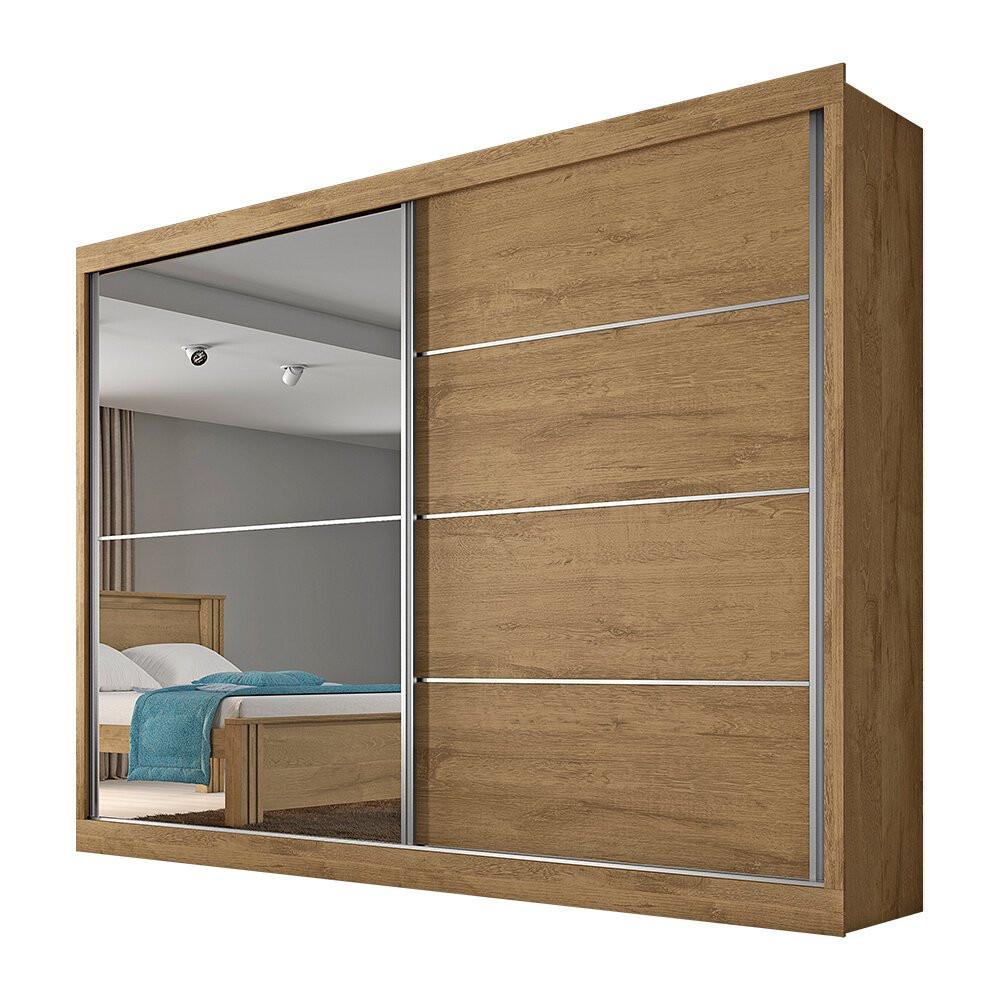 Guarda-Roupa Verona Plus MDF 2 Portas 4 Gavetas Mademarcs - 1
