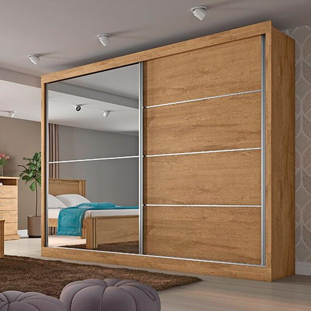Guarda-Roupa Verona Plus MDF 2 Portas 4 Gavetas Mademarcs - 3