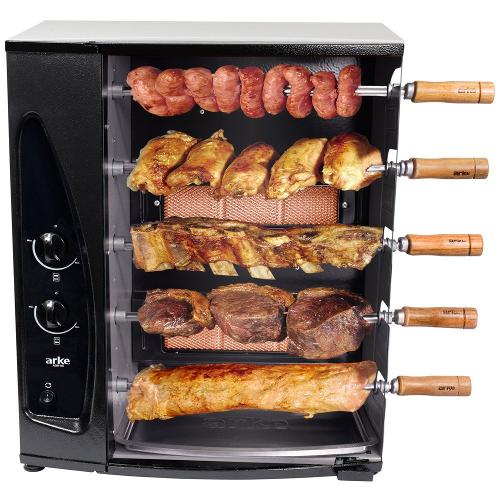 Churrasqueira Rotativa a Gás Arke Suporta até 1.5 kg AGR-05 - Bivolt