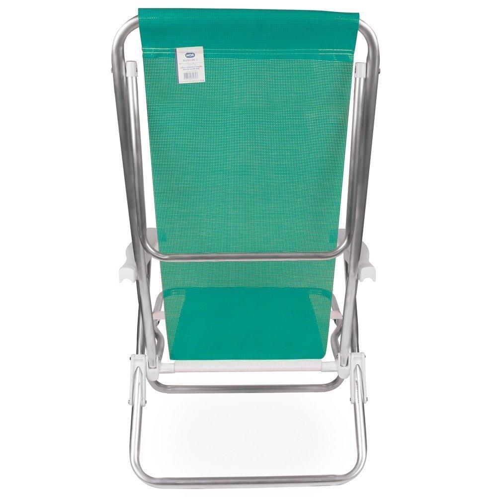 Cadeira Alta Reclinável de Alumínio Mor 8 Posições 2271 - 6