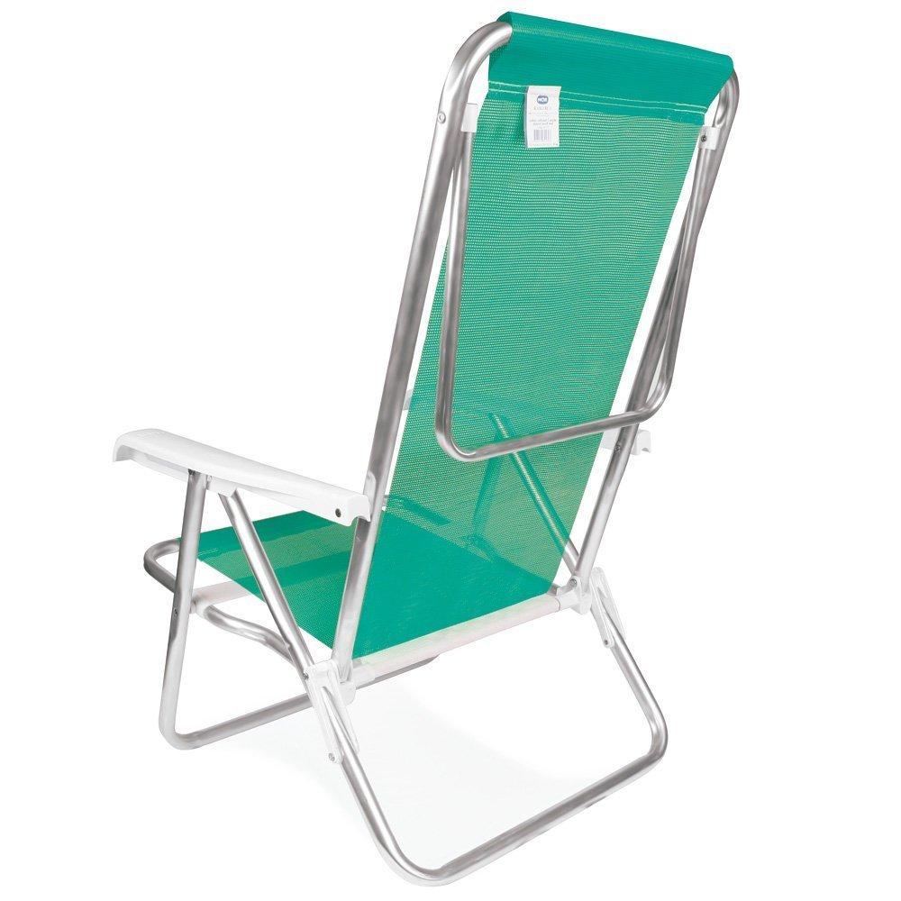 Cadeira Alta Reclinável de Alumínio Mor 8 Posições 2271 - 7