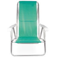 Cadeira Alta Reclinável de Alumínio Mor 8 Posições 2271 - 2