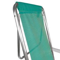 Cadeira Alta Reclinável de Alumínio Mor 8 Posições 2271 - 3