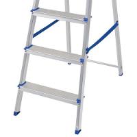 Escada de Alumínio 5 Degraus com Fita de Segurança Mor - 5
