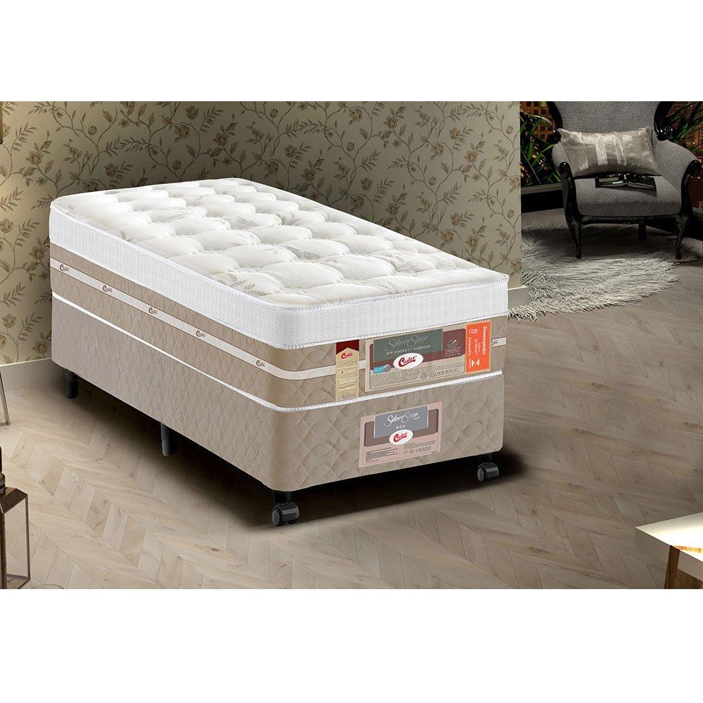 Colchão Solteiro de Molas Pocket Silver Star Air Híbrido 88 x 188 Castor - 3