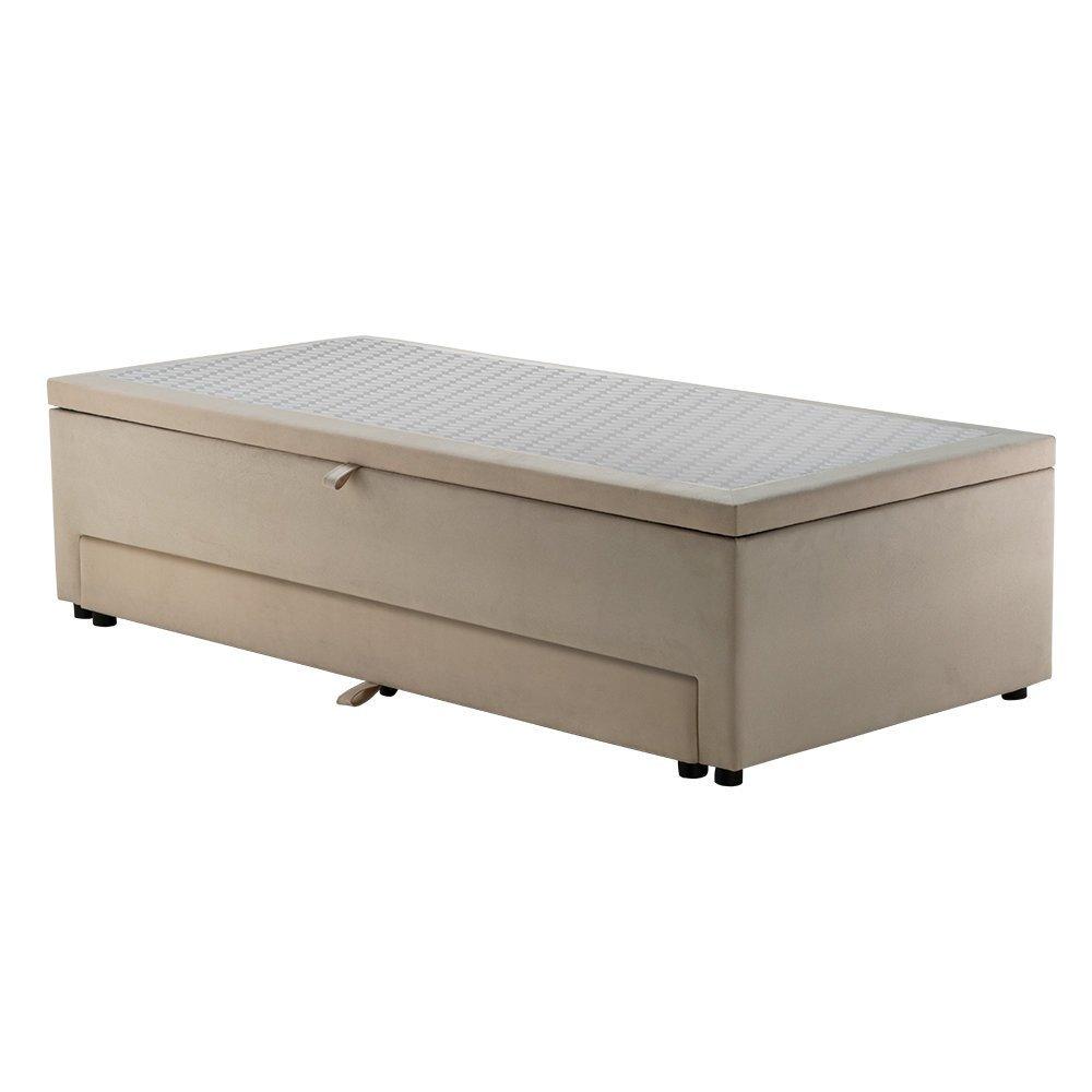 Cama Box Baú Solteiro com Cama Auxiliar 3 em 1 S. Design - 88x188 - 3