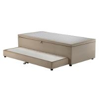 Cama Box Baú Solteiro com Cama Auxiliar 3 em 1 S. Design - 88x188