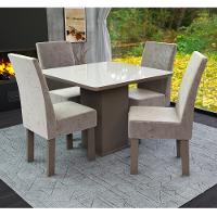 Conjunto Mesa 4 Cadeiras Talismã New Ônix Madeira Eucalipto - 2