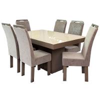 Conjunto Mesa com 6 Cadeiras Talismã New Premium Nevada - 1