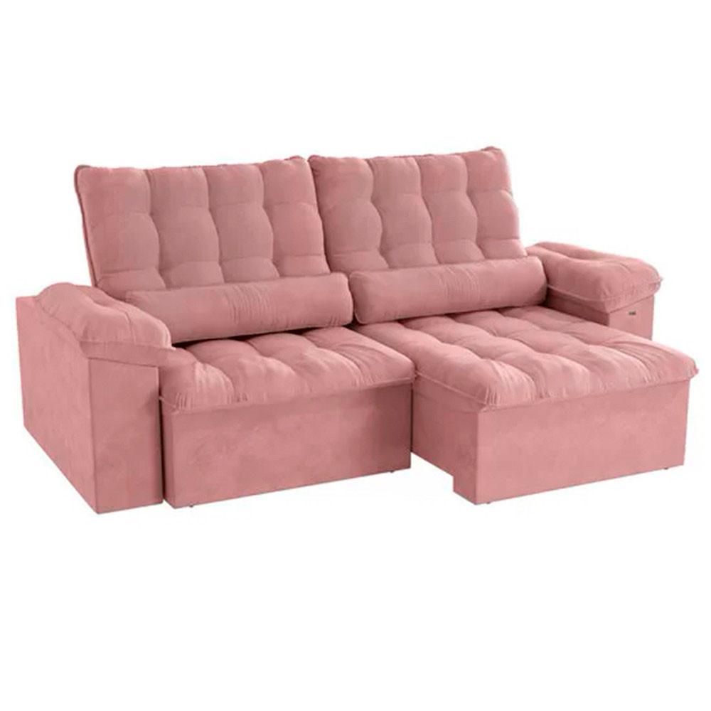 Sofá Austin S152 2,60 Metros Retrátil e Reclinável 3 ou Mais Lugares Kappesberg - 6