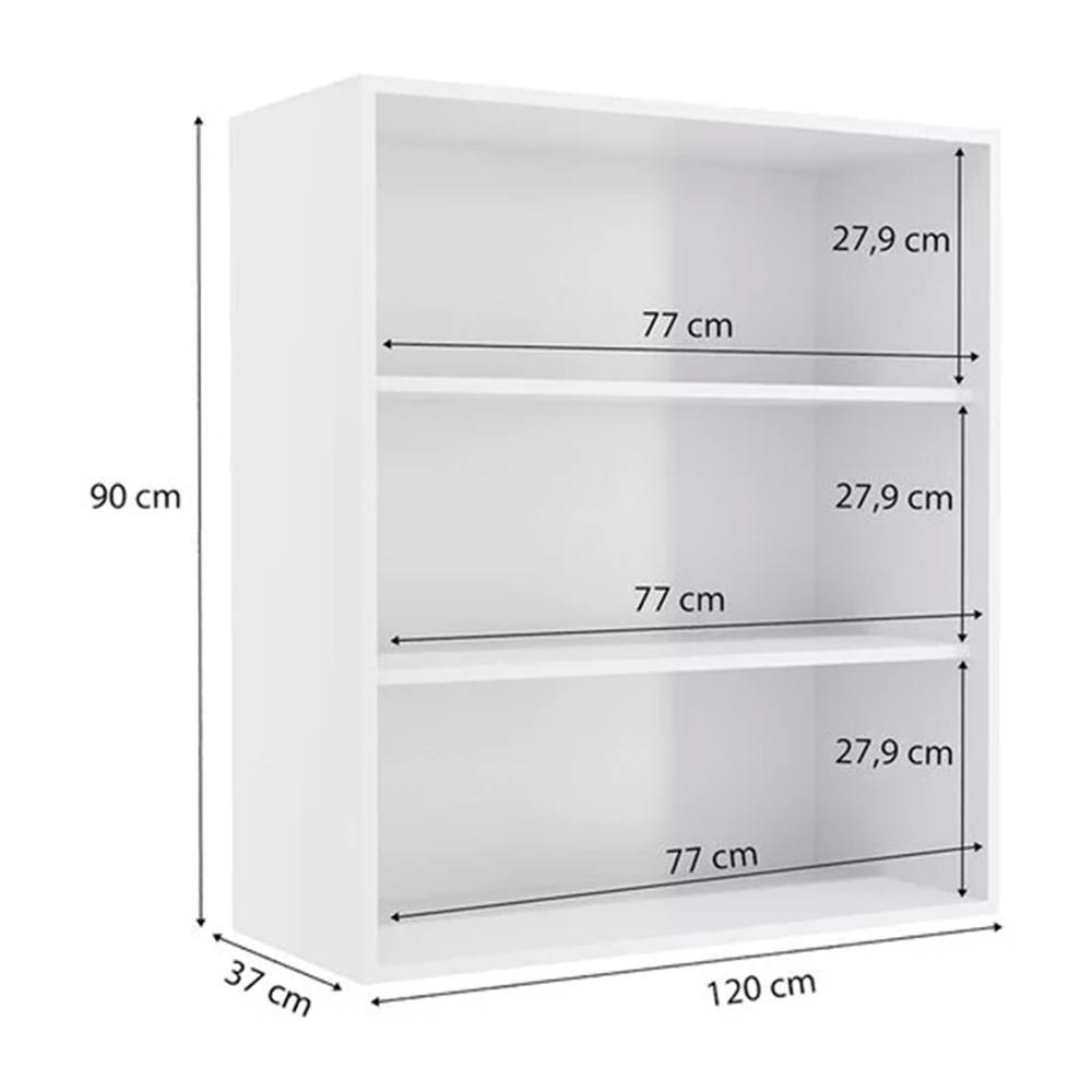 Armário Aéreo 80 cm Kappesberg Maxxi 2 Portas G765 - 4