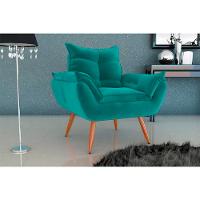 Poltrona Tóquio em Tecido Veludo Turkey Estrutura em Eucalipto Matrix - 2