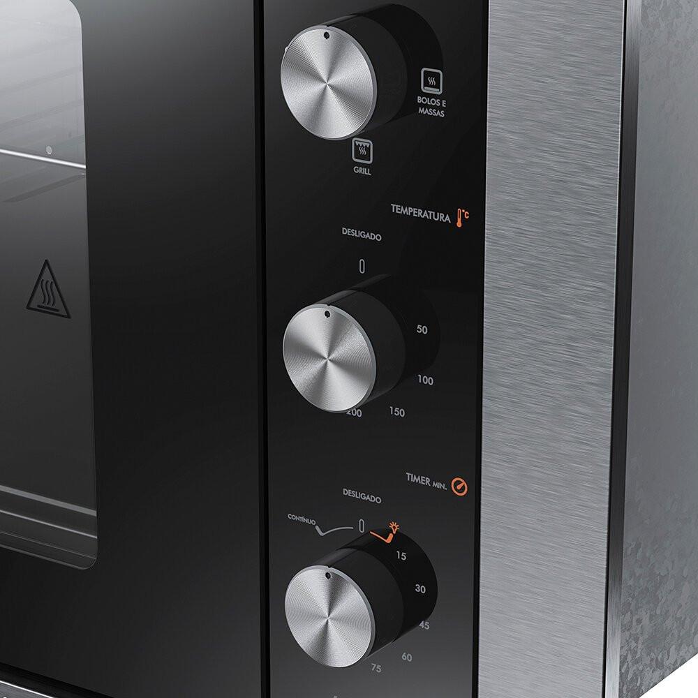 Forno de Embutir Elétrico 44L Atlas U Top com Grill e Timer - 4