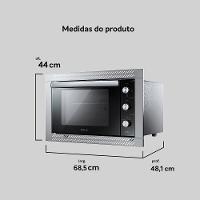 Forno de Embutir Elétrico 44L Atlas U Top com Grill e Timer - 5