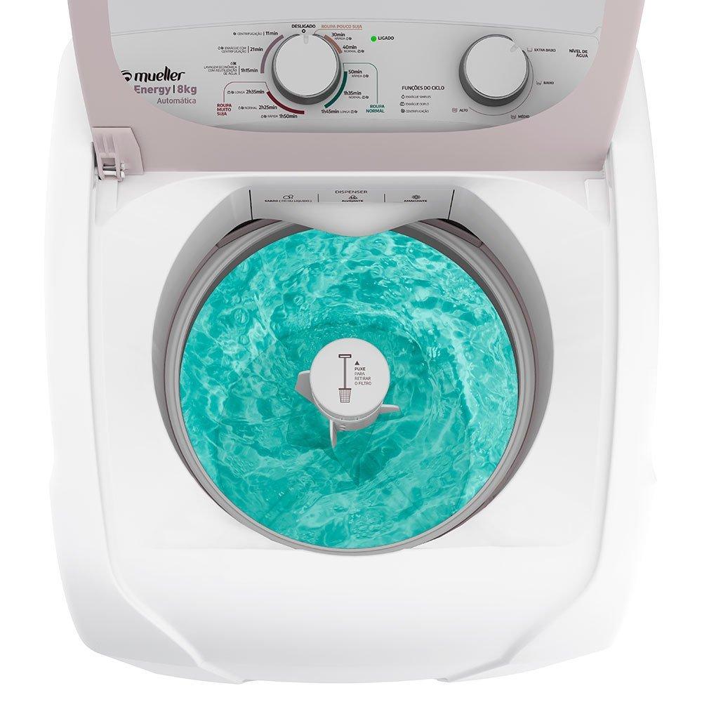 Lavadora de Roupas Mueller 8Kg Energy Automática - 8