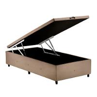 Base para Cama Box Solteiro com Baú p/ Colchão 88cm S. Design - 1